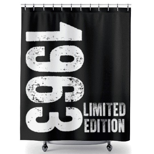 60 Years Vintage 1963 Retro 60th Birthday Shower Curtains