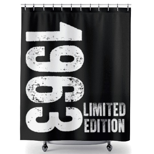 60 Years Vintage 1963 Retro 60th Birthday Shower Curtains