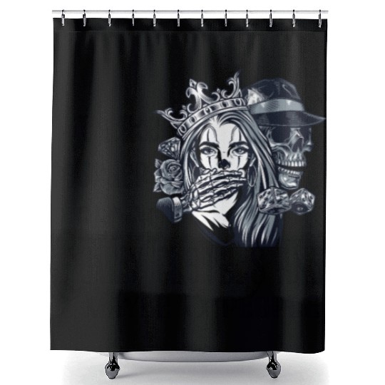 i like murder shows comfy clothes and maybe 3 peop Shower Curtains