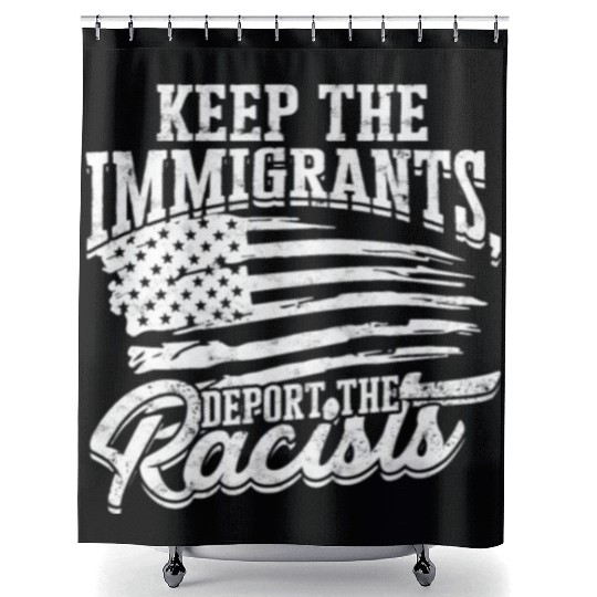 US Immigrant Indigenous USA Immigrants america Shower Curtains