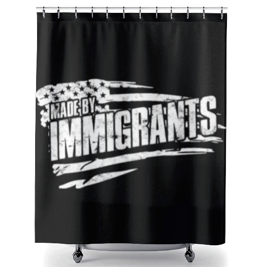 US Immigrant Indigenous USA Immigrants america Shower Curtains