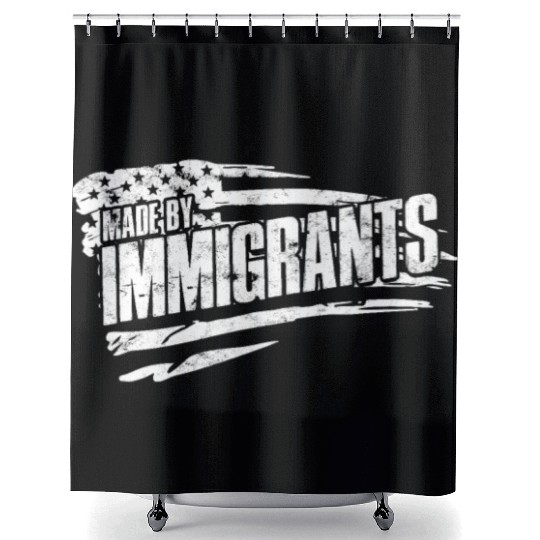 US Immigrant Indigenous USA Immigrants america Shower Curtains
