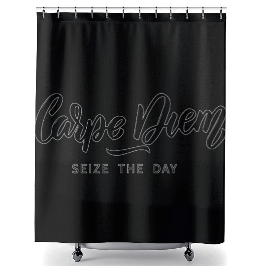 Carpe Diem Shower Curtains