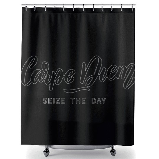 Carpe Diem Shower Curtains