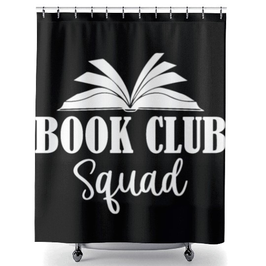 Book Club Squad Shower Curtains
