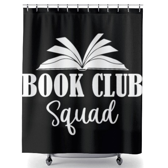 Book Club Squad Shower Curtains