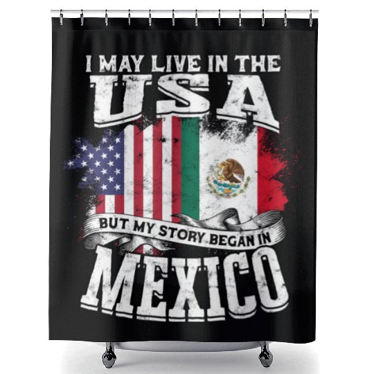 US Immigrant Indigenous USA Immigrants america Shower Curtains
