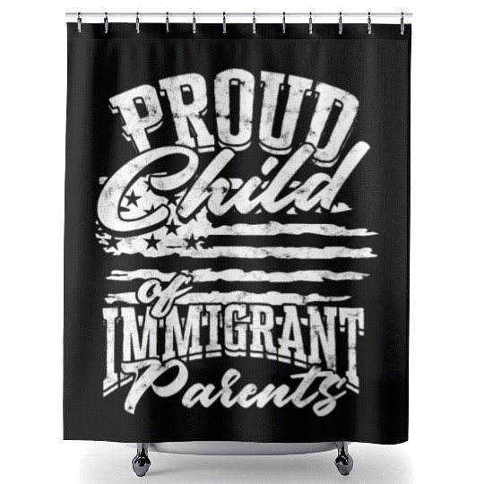 US Immigrant Indigenous USA Immigrants america Shower Curtains