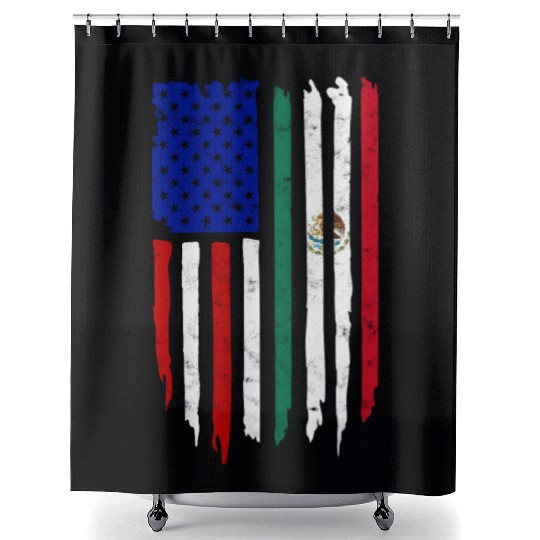 US Immigrant Indigenous USA Immigrants america Shower Curtains