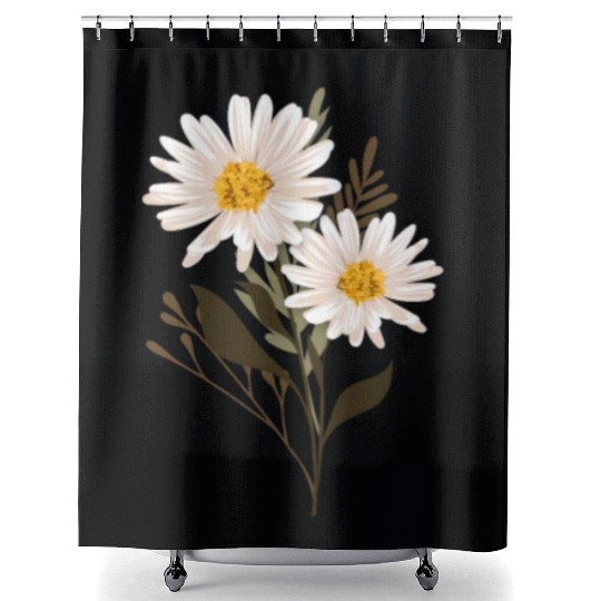 Marguerites Daisy Summer Daisies Flower Garden Shower Curtains