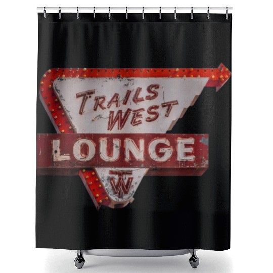Trails West Lounge Route 66 Tucumcari New Mexico Shower Curtains