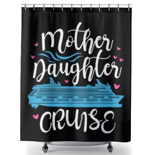 Mother Daughter Cruise Shower Curtains