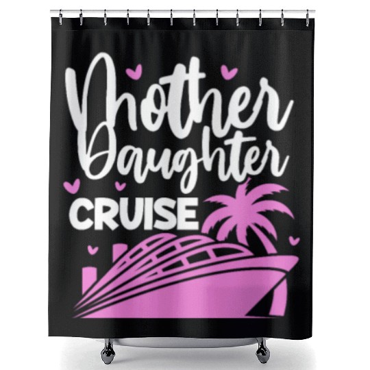 Mother Daughter Cruise Shower Curtains