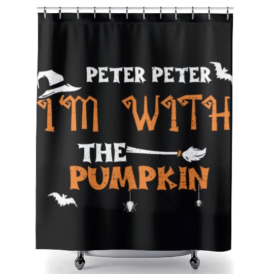 Peter Peter I'm with the Pumpkin Shower Curtains