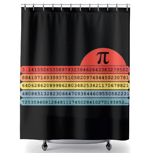 Pi Day Shower Curtains
