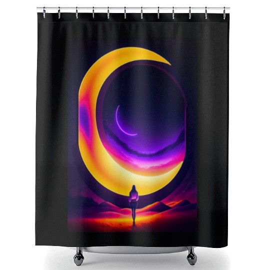 ai generated image Shower Curtains
