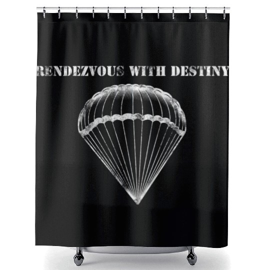 Rendezvous with Destiny - 10st Airborne Shower Curtains