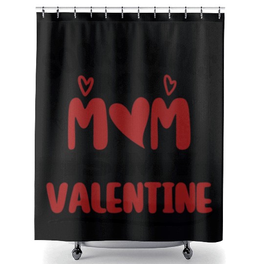 Funny Valentine Day Couple Shower Curtains Sorry Girls My Mo