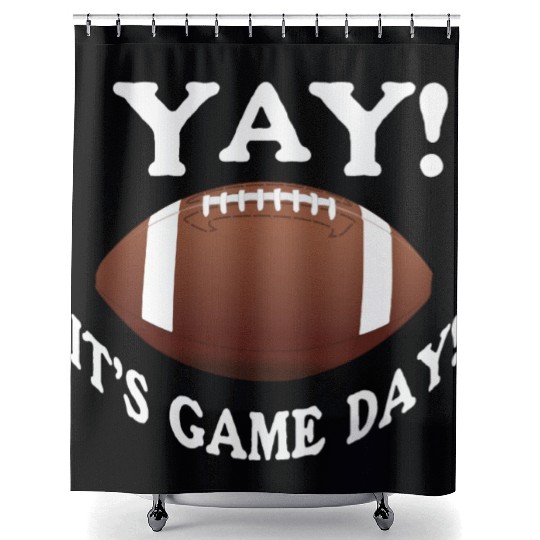 Yay! It's Game Day! Shower Curtains