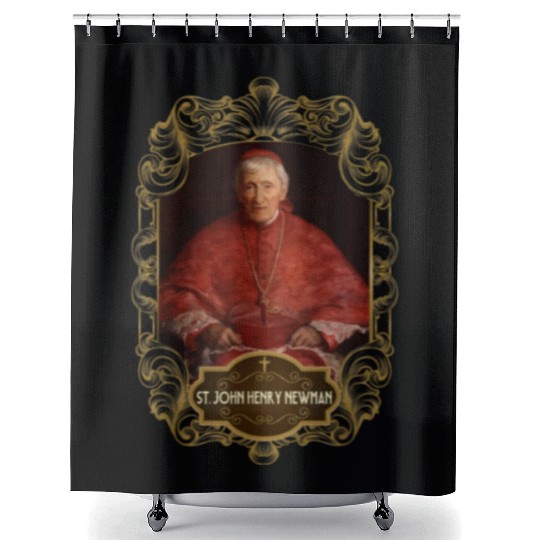 St. John Henry Newman Oxford Movement Catholic Shower Curtains