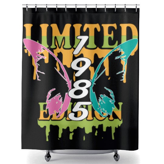 1985 Born Limited Edition Butterfly Gift Shower Curtains