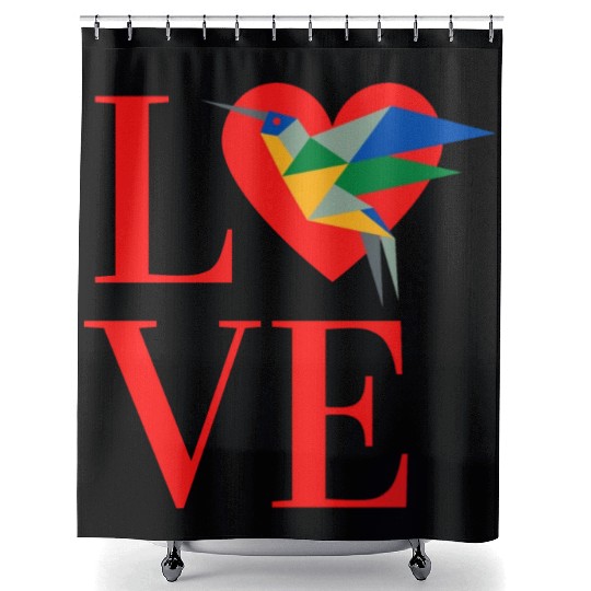 We Love Hummingbird Shower Curtains For Hummingbird lover