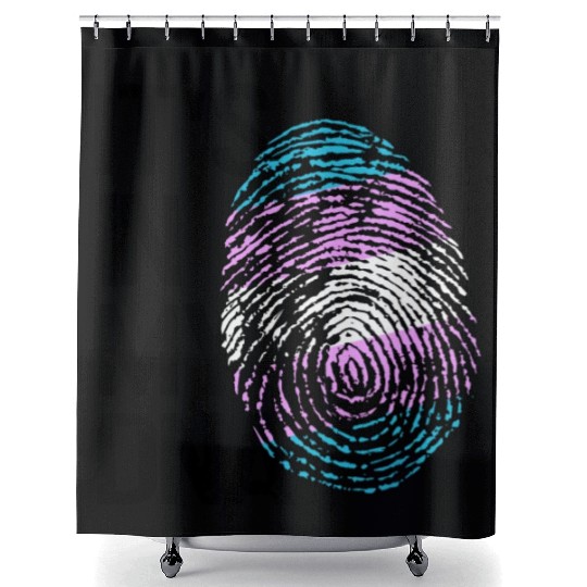 LGBTQ Love in my DNA Shower Curtains