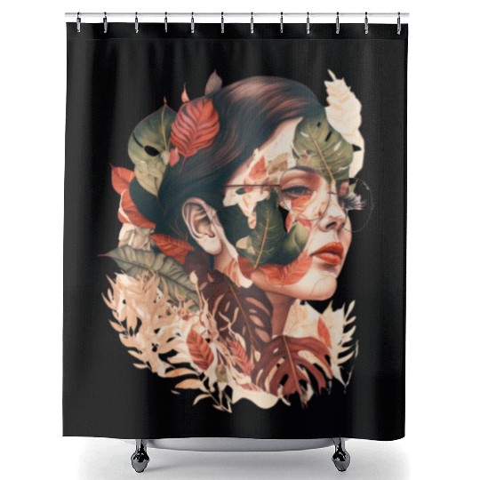 Flower Girl Shower Curtains