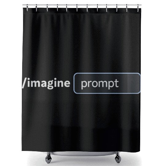 Imagine Prompt AI Art Lover Memo Shower Curtains