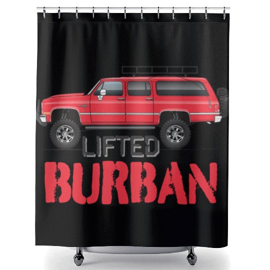 burban Cardinal Red Shower Curtains