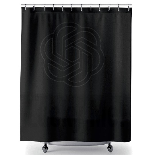 Lucky Me Chat gpt Ai Shower Curtains