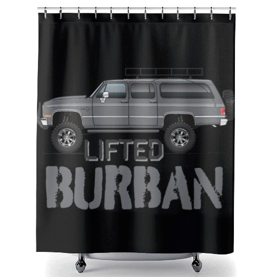 BURBAN Charcoal Shower Curtains