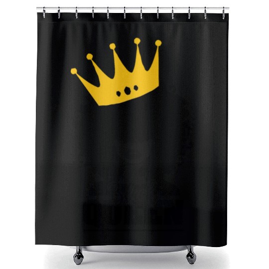 Black Queen Shower Curtains