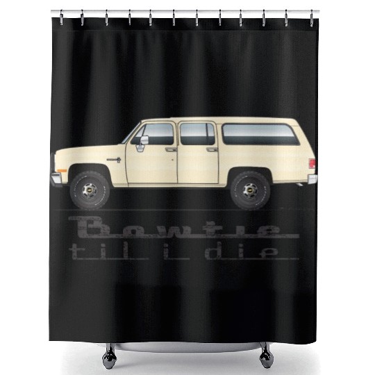 bowtie Santa Fe Tan Shower Curtains