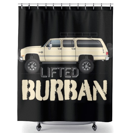 burban Santa Fe Tan Shower Curtains