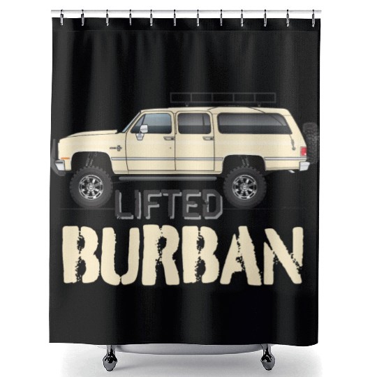burban Santa Fe Tan Shower Curtains