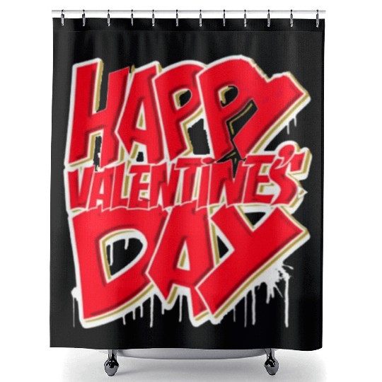 Valentine's Day love and affection Shower Curtains