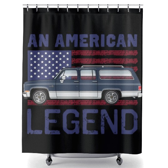 legend Midnight Blue Shower Curtains