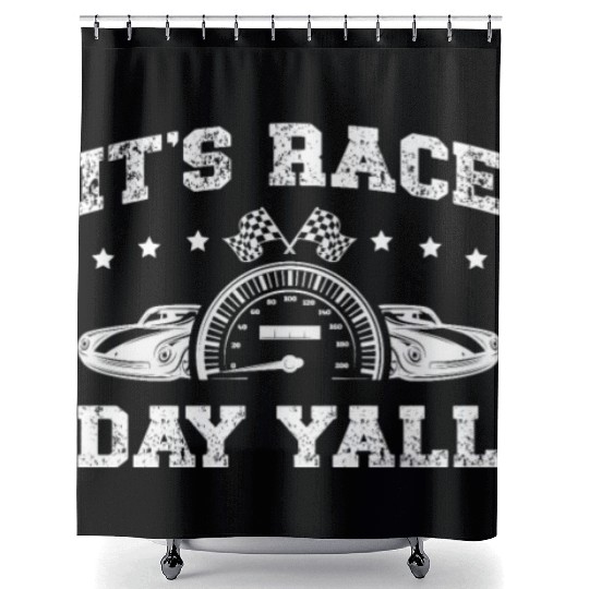 Motorsport Car Racer Motorcycle Offroading Racing Shower Curtains