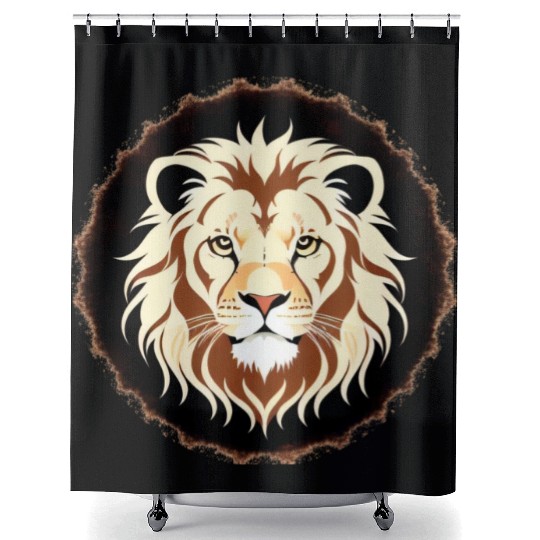 Royal Cartoon Lion - King of the Jungle 20 Shower Curtains