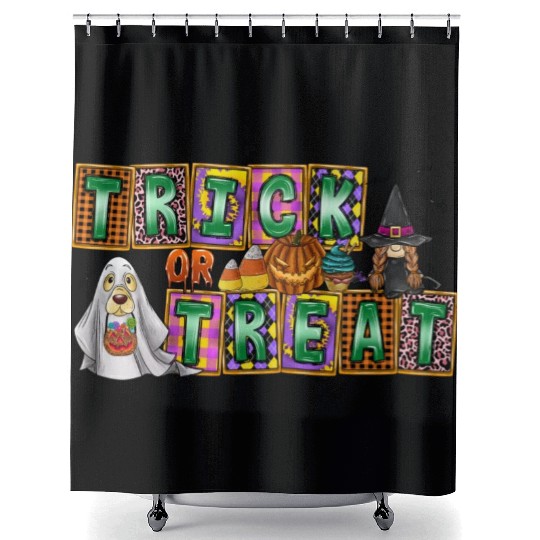 Trick Or Treat Shower Curtains
