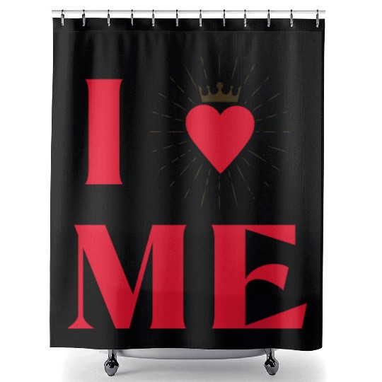 I Love Me 5 Shower Curtains