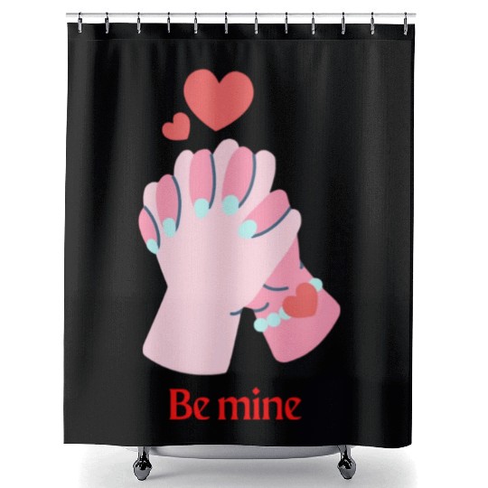 My love is all my life Shower Curtains