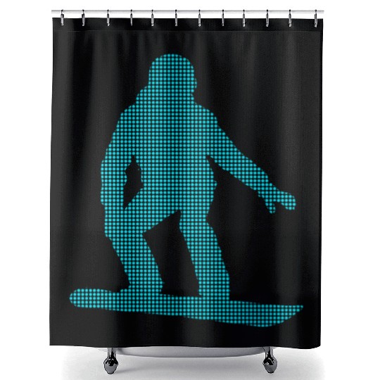 snowboarding Shower Curtains