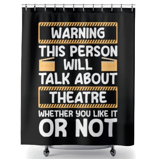 Theater Direction Drama Club Shower Curtains