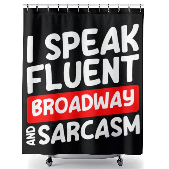 Actor Theater Fan Comedy Drama Club Shower Curtains