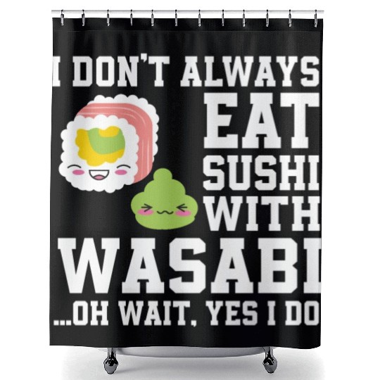 Sushi And Wasabi Shower Curtains