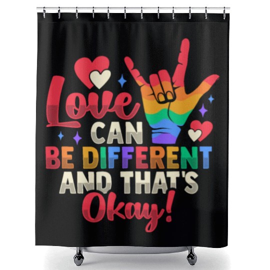 Gay Pride LGBTQ Design for a Pride Parade Shower Curtains