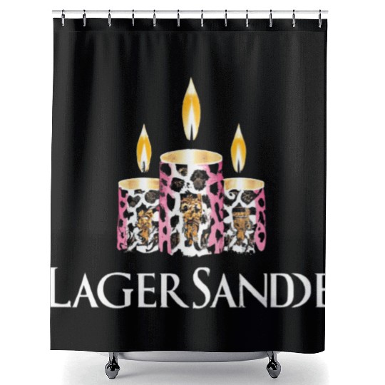 Lion skin candles Shower Curtains