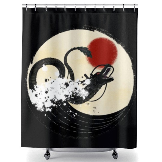Chinese Dragon Shower Curtains